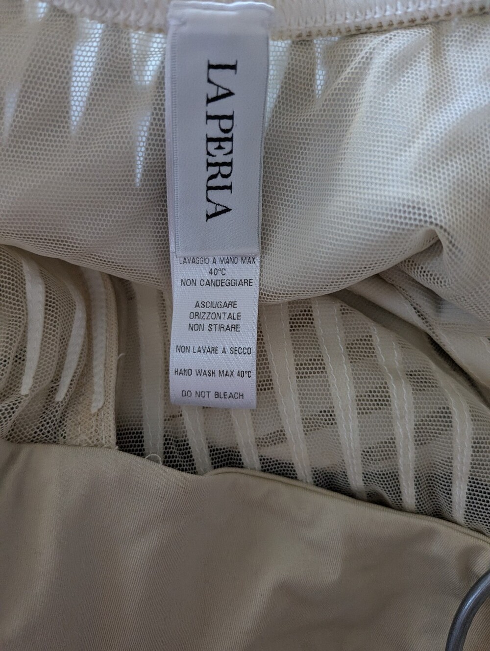 La Perla Rare Beige, White & Black Gradient One-Piece - Picture 5 of 5
